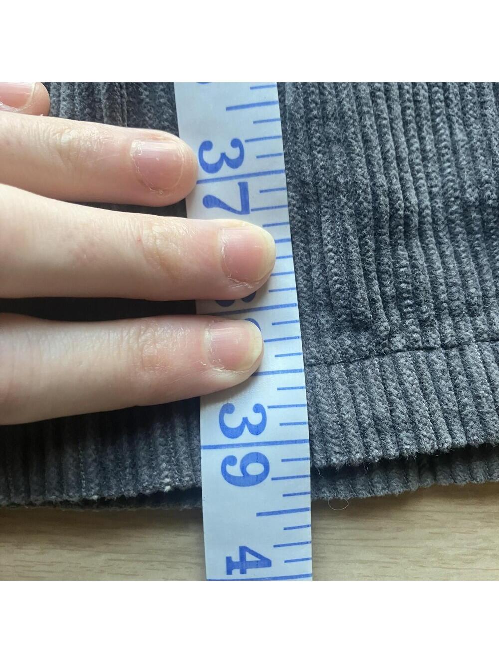Corduroy Cargo Pants Y2K Grunge Skater High Rise Wide Leg Blue Grey Women’s 4 - Picture 6 of 9